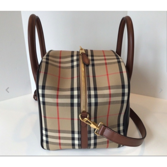 BURBERRY LONDON VINTAGE CHECK CUBED SHOULDERBAG - Picture 5 of 11